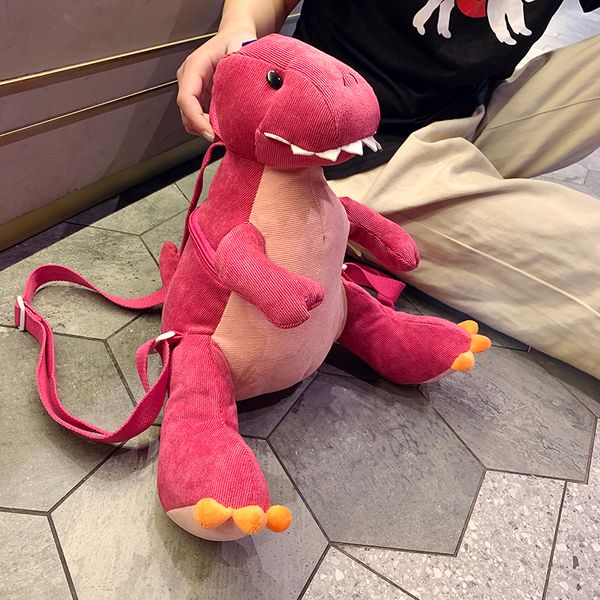 

fashion woman bag for 2019 new dinosaur shape design women shoulder bag cotton cute girl crossbody bags leisure lady big tote