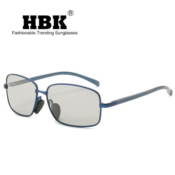 

hbk pchromic sunglasses color change eyewear men fashion male eyewear sun glasses travel oculos gafas de sol pm0158c, White;black