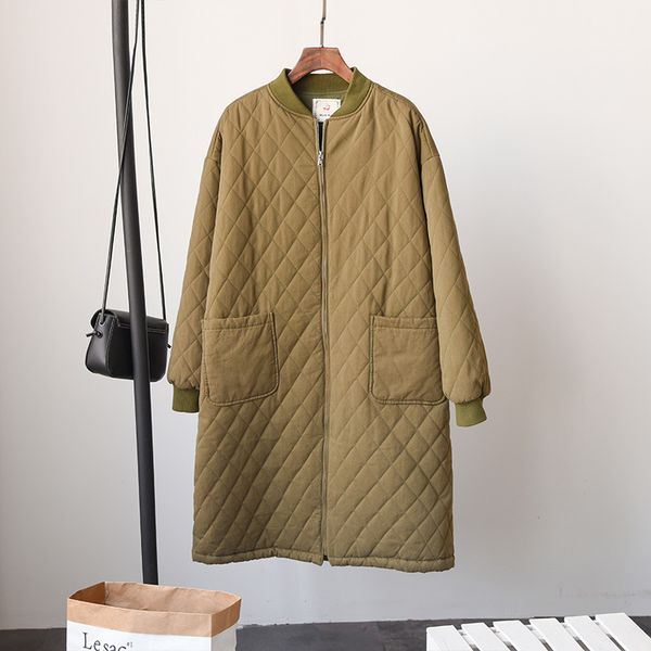 

2019 хлопка женщин одежда осень и зима новый стиль вниз перо хлопка-проложенный средней длины в корейском стиле женской одежды quilt, Blue;black