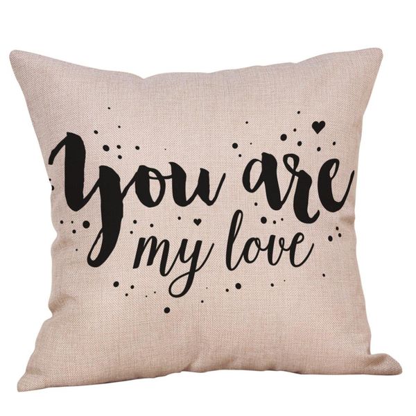 

happy valentine's day throw pillow case sweet love square cushion cover