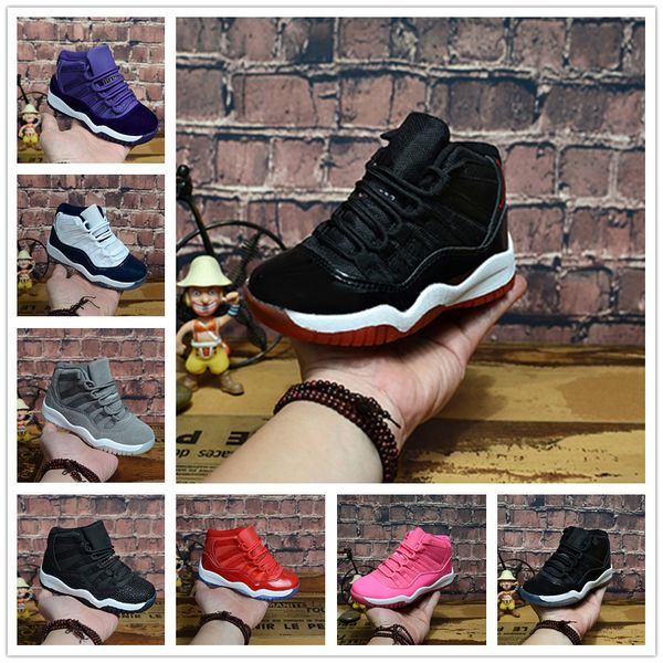 

Nike air jordan 11 retro дизайнерские кроссовки большие дети 11 выпускного вечера ночные 11s м