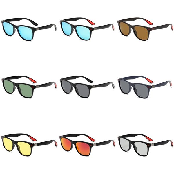 

designer sunglasses color film large frame toad sunglasses men's and women's metal sunglasses polarized sunglasse #141, White;black