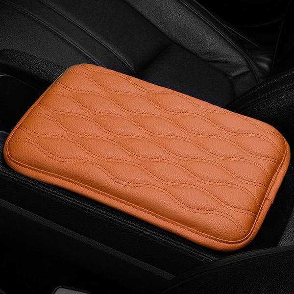 

1* car armrest box cover pad center console dustproof leather cushion universal