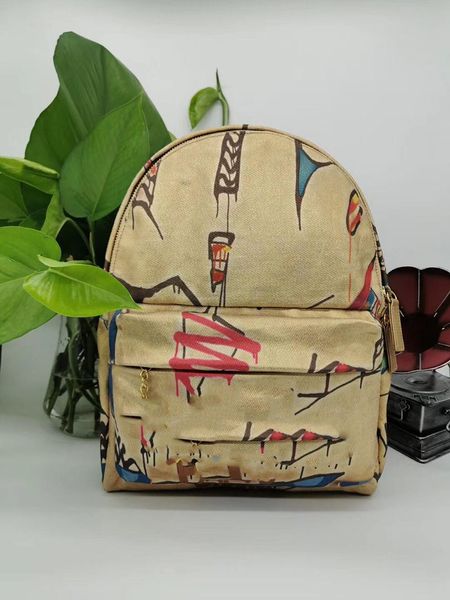 

2019 designer luxury handbags purses women genuine leather fashion classic retro backpack atmospheric classic school bag
