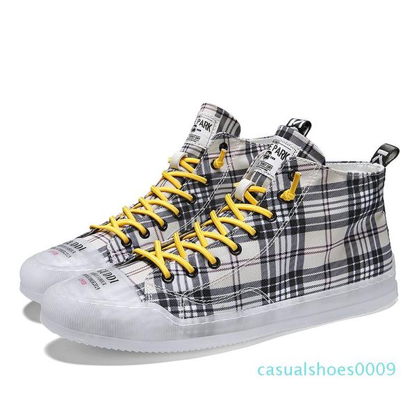 

new high men shoes flats slip on casual shoes male canvas plimsolls espadrilles man trainers zapatillas hombre c09, Black