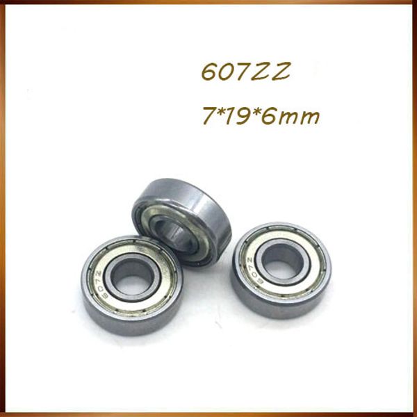 

607zz bearing abec-5 7x19x6 mm miniature 607z ball bearings 607 zz emq z3 v3 miniature deep groove ball bearings