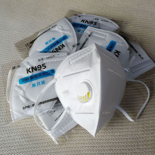 

kn95 маска с дыхательным клапаном 6 слоев фильтр антивирусный туман пылевые частицы маски для лица pm2. 5 n 95 маски для рта