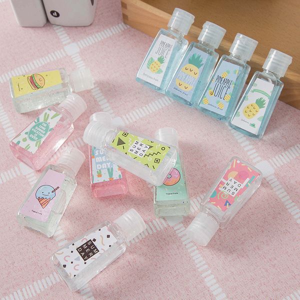 

30 мл путешествия Портативный мини дезинфицирующее средство для рук антибактериальные мыть бесплатно мыло для рук увлажняющий фруктовый аромат одноразовые дети жидкое мыло для рук