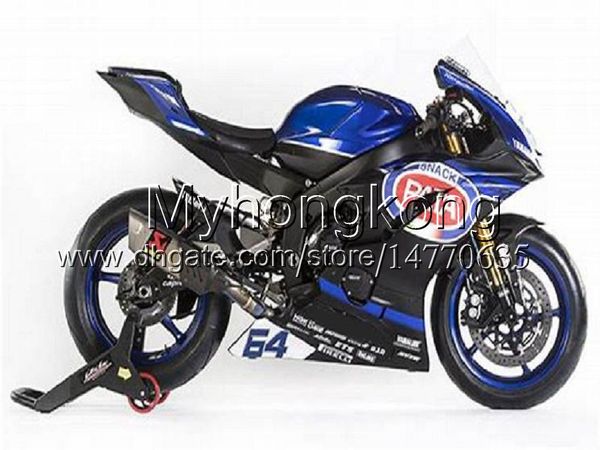 For Yamaha YZFR6 YZF R6 08 09 10 11 14 15 16 YZF600 YZF-R6 Blue Gray 2008-2016 Motorbike Fairings (Injection Molding) - 201355758 - View #5
