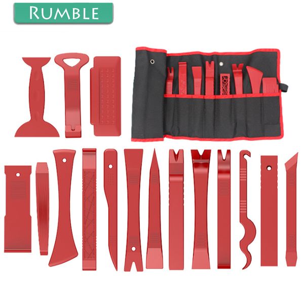 

16pcs car disassembly tool dvd stereo refit kit interior hard plastic trim panel dashboard installation removal hand repair tool