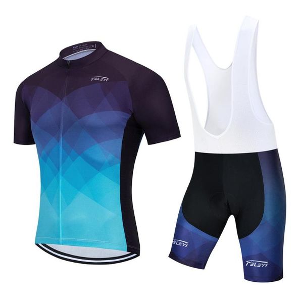 

2020 men cycling jersey bike dress shorts clothes sets bicycle mtb clothing suit triathlon uniform kit skinsuit outfit maillot, Black;blue