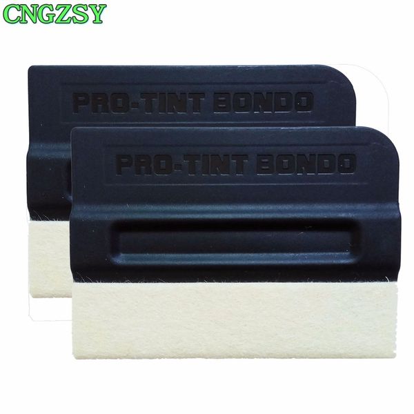 

2pcs wool edge pro tint magnet squeegee vinyl auto film wrap holder positioining cleaning scraper window tinting tool kit 2a09