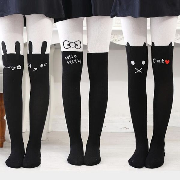 

spring and autumn baby cartoon pantyhose cartoon princess dance socks cotton cute girl dance socks, Blue