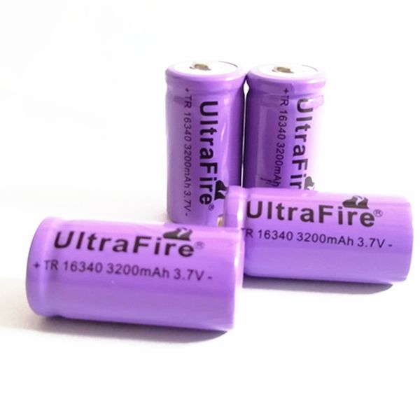 CR123A 16340 3200 mAh 3,7 V wiederaufladbare Lithiumbatterie Visierbatterie Laserstiftzelle