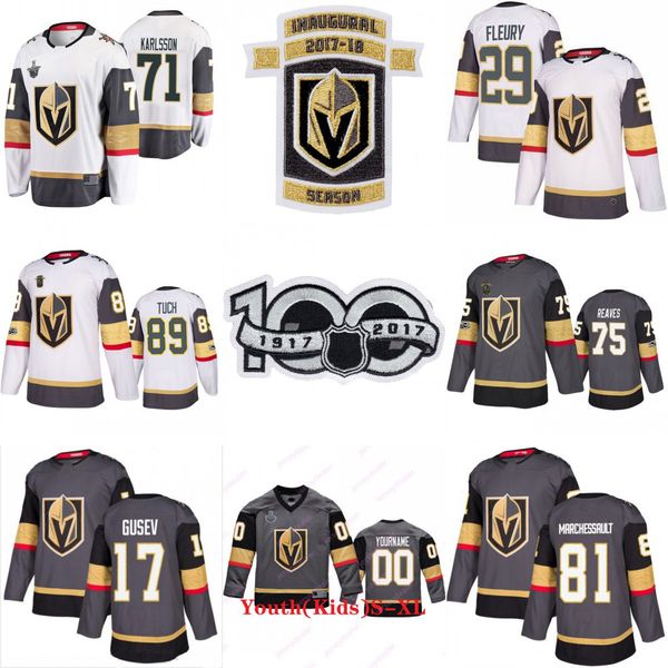 

Vegas Golden Knights 2018 Stanley Cup Gray Jersey 19 Reilly Smith 21 Cody Eakin 41 Pierre-Edouard Bellemare 75 Ryan Reaves 92 Tomas Nosek