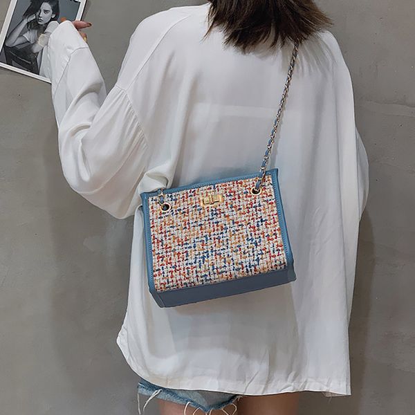 

women's fashion coin purse composite bag patchwork casual hasp shoulder bag casual female trunk tote bags bolsos #r20
