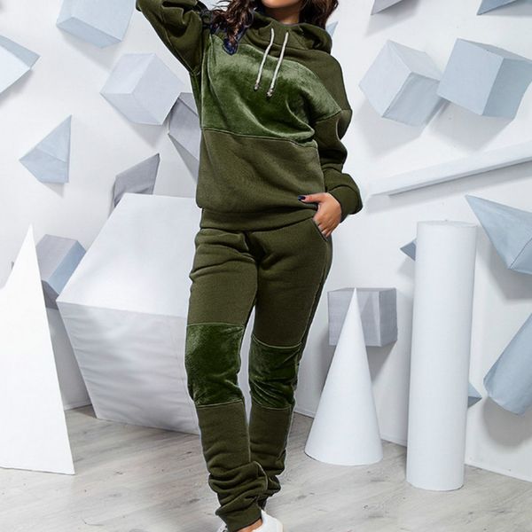 

women's suit women's sports suits tracksuit autumn and winter new sports suit two-piece conjunto femenino#3, White;black