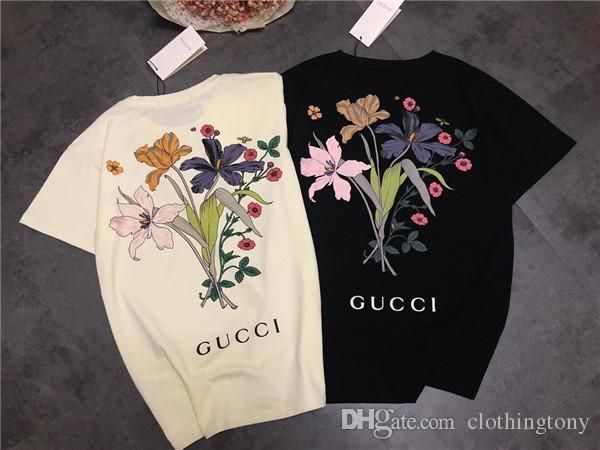 

19 pari g letter chateau marmont t hirt printing hort leeve ummer flower tee breathable ve t hirt treetwear outdoor t hirt