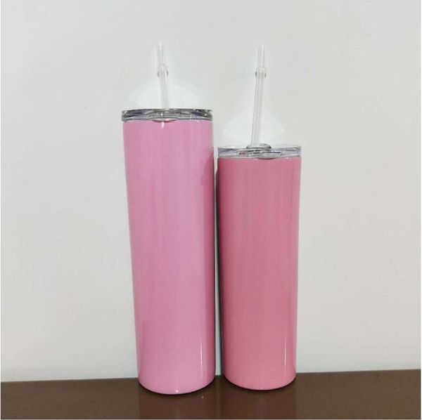 

vacuum cup 30oz skinny cups stainless steel mug insulated straight cup beer coffee mug glasses with lids straws 6 colors lxl118-1