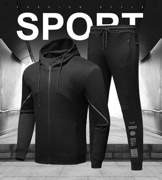 

mens designer tracksuits 2020 new air brand tracksuits for mens sportsuits with embroidery letters luxury men pants size l-4xl, Gray