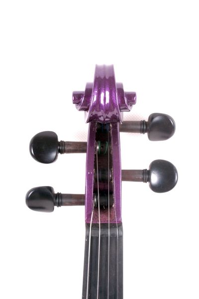 

purple electric /acoustic viola ,with case bow, maple back,spruce top