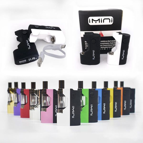 

Портативный Imini Mod 500mAh Vape Pen 510 Аккумулятор Нить для .5ml 1мл Vape картриджи PK Палм МУФЕЛЬНАЯ Box Mod