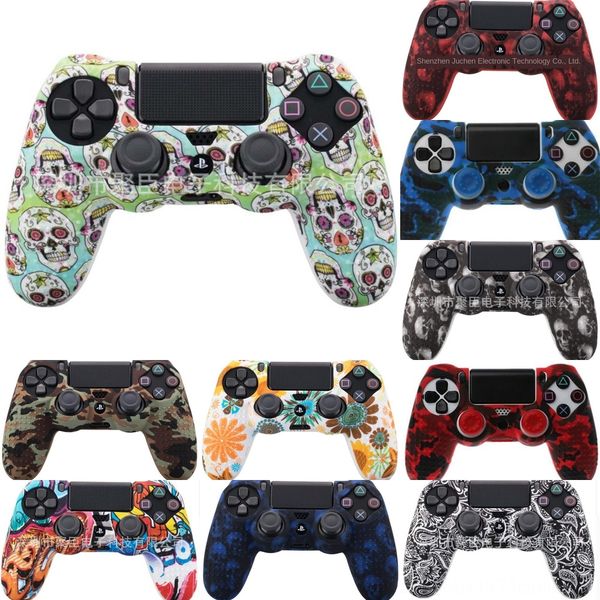 

lvpa7 chrome paint skin housing sony case cover for shell playstation 4 ps4 controller