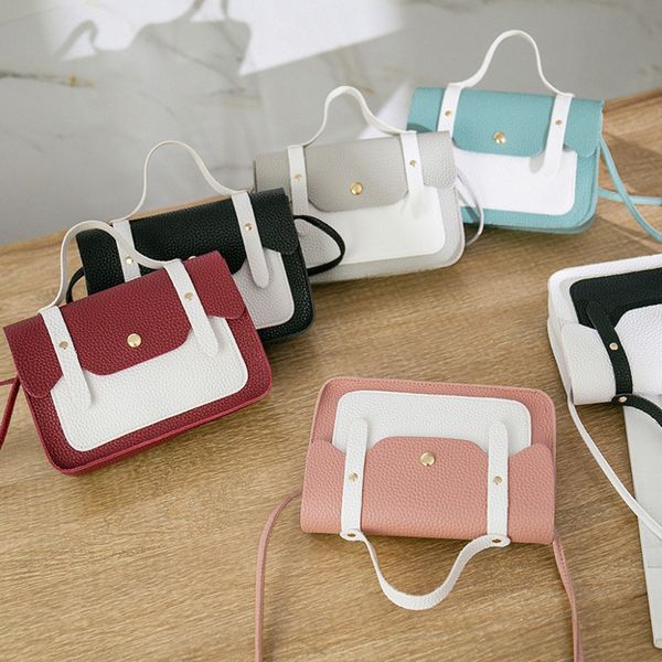 

patchwork color messenger bag women bags designer shoulder bags 2019 new soft leather cross body handbags bolsa feminina a1