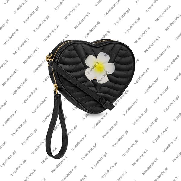 

wave heart bag women lady calf leather handbag purse crossbody clutch wristlet evening bag shoulder bag