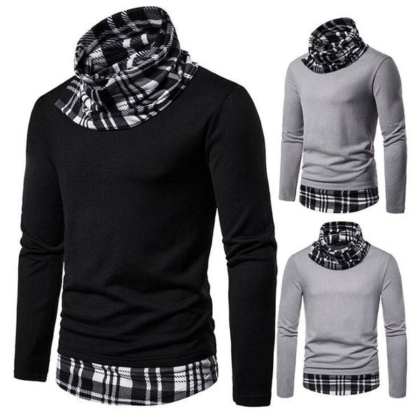 

весна осень мужские рубашки с длинным рукавом slim fit плед streetwear офис заплатки ворсовые heap мужской социальные рубашки топы одежда, White;black