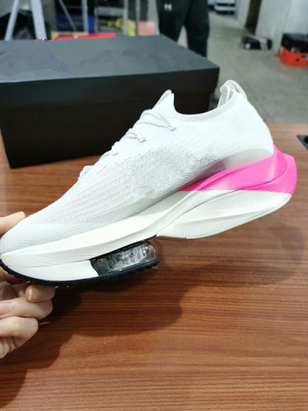 

Лучшие новые кроссовки для бега мужские женские Eliud Kipchoge Alphafly Zoom NEXT% Black Pink White спортивные кроссовки тренеры размер 36-45 Ship Whit Box