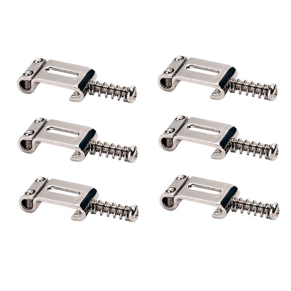 

6pcs 10.5mm solid nickel tremolo bridge saddle set for st guitar accessories