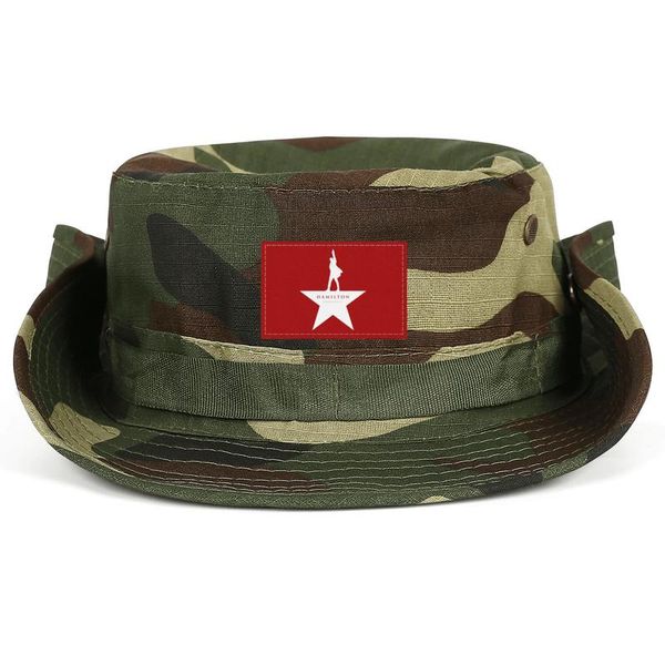 

fashionable hamilton-jazz-theatre-punk-logo broadway musical neutral foldable fisherman hat cool cute cowboy cap 2015 the music hamilton, Blue;gray