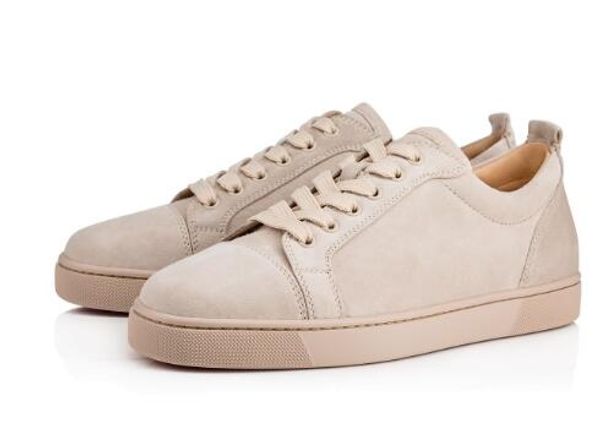 

new version usa loved items shoes red sole sneakers junior men's flat suede men fashion comfortable walking trainers outdoor luxury, Black