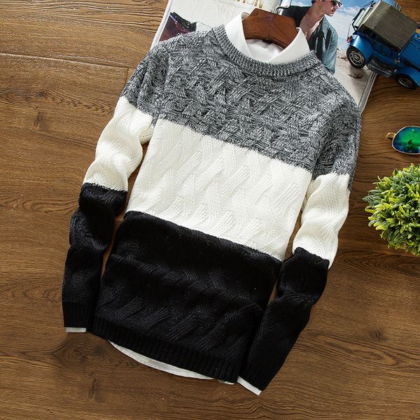 

mens sweaters 2019 christmas sweater men, White;black