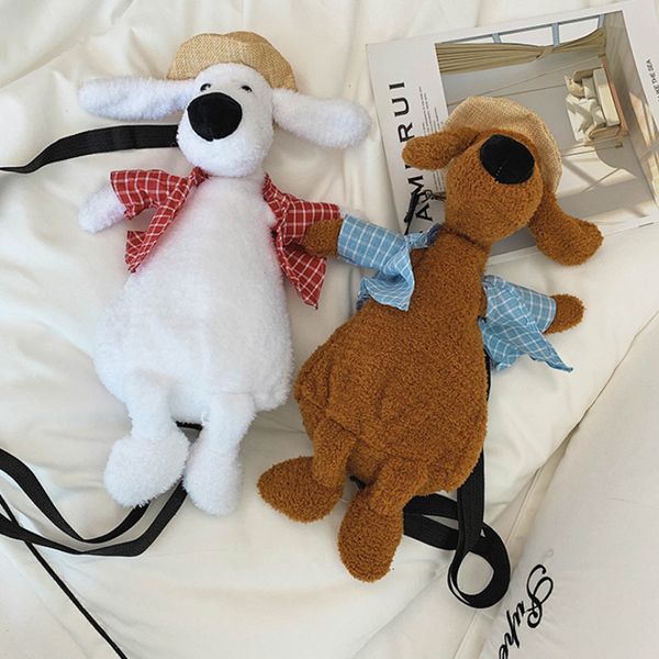 

2019 new style women girls cute plush doll shoulder bag tote purse handbag messenger crossbody satchel