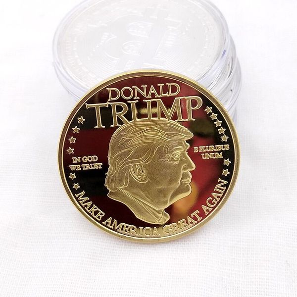 

donald j. trump 2020 keep america great commander in chief gold challenge coin commemorative america 45th president novelty coin other home