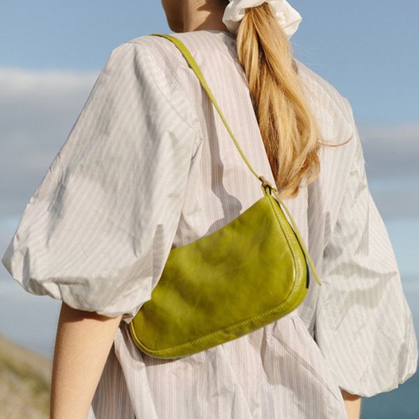 

the new 2019 commuter monochrome baguette is a one-shoulder tote candy color bag women