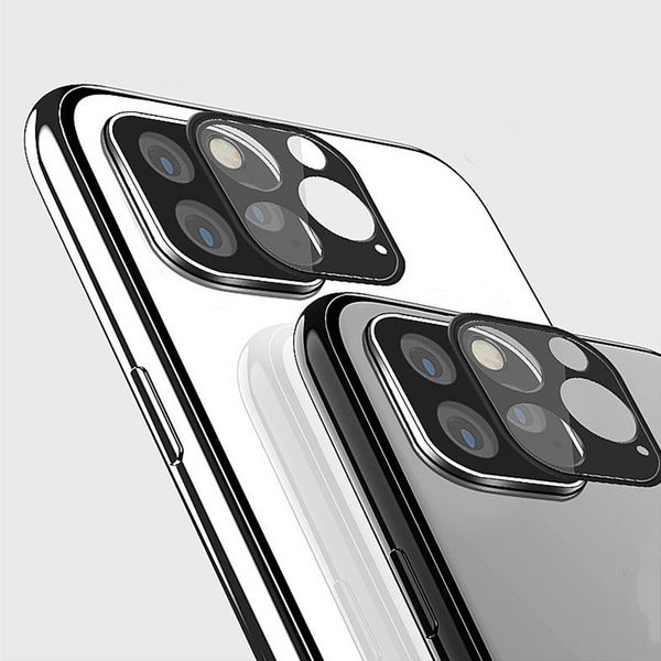 

1 pc metal tempered glass screen rear camera lens protector for iphone 11 /pro/pro max full cover protection yxl