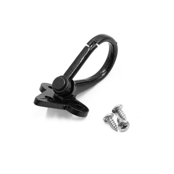 

uxcell black metal screw mount fixation motorcycle hanger hook bag carry holder