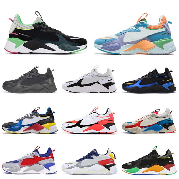 

новые rs-x reinvention chaussures мужчины женщины повседневная обувь тройной черный шмель фуксия бег тренер спорт кроссовки размер 6-11.5