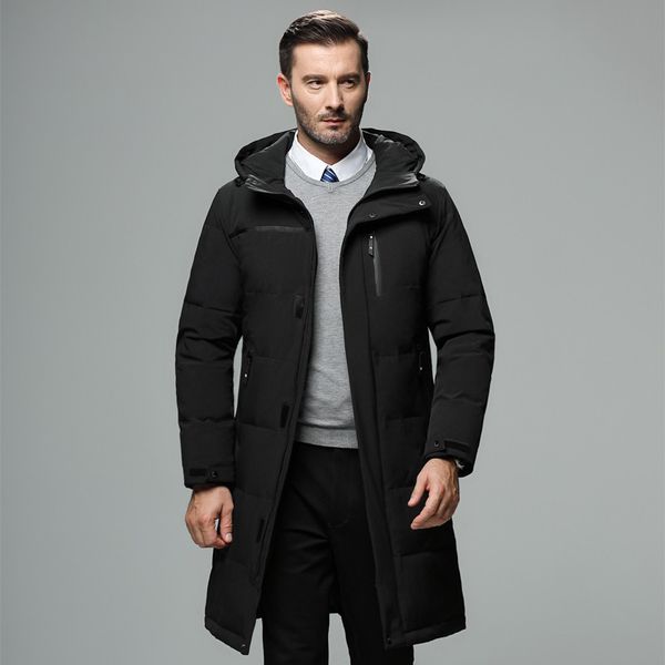 

new winter parkas coat men's cotton clothing men's fashion warm thick pocket coat clothing 2019 dd6mf, Black