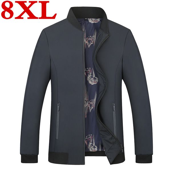 

8xl new trench coat brand casual fit overcoat jacket outerwear male spring plus size baseball uniform men jacket coat fashion, Black;brown