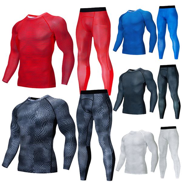 

gym clothing running sport compression shirts mens fitness long sleeve t-shirt jogging training tight tee male quick dry sportswear, White;black