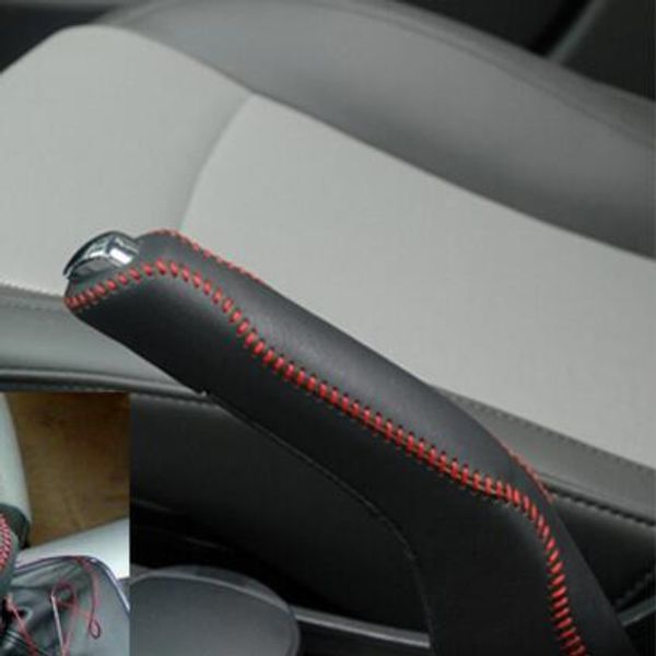 

car styling genuine leather handbrake cover for cruze captiva matiz orlando spark trax aveo sonic lova sail