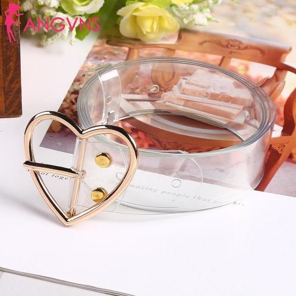 

new women resin transparent long waist belt adjustable 3cm/1.2inch waistband 104cm/40.9inch round, heart, Black;brown