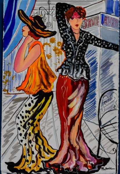 

patricia govezensky night out home decor расписанную hd печати картина маслом на холсте wall art canvas картинки 191209