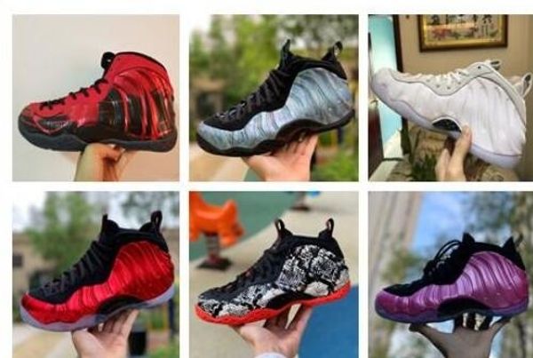 

2019 new penny hardaway баскетбол обувь мужчины foam один prm abalon south coast spray plum blossom кроссовки дизайнер кроссовки размер 40-4, Black