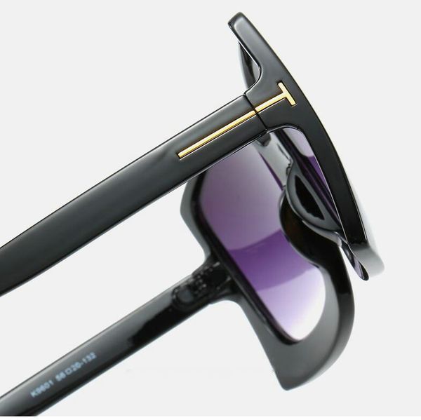 

new tom 9601 european and american style big box sunglasses colorful true film fashion sunglasses cool with sunglasses, White;black