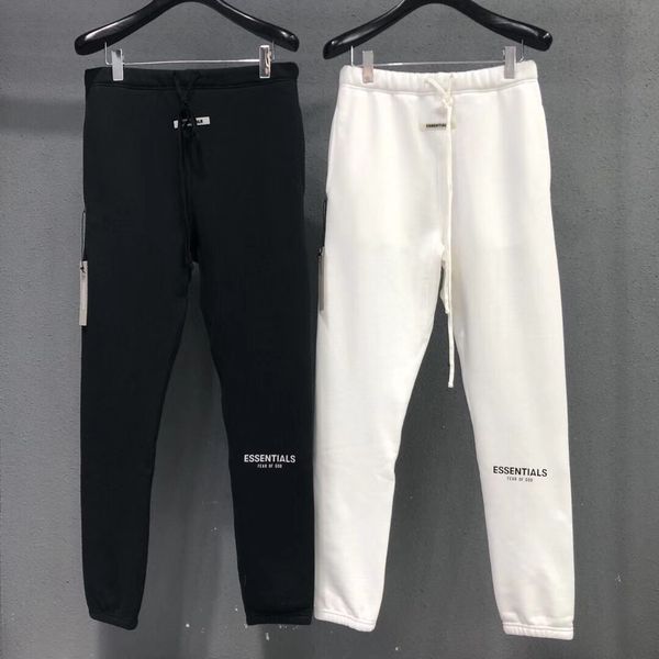 

2020 FEAR OF GOD мужчин брюки осень повседневные брюки хип-хоп мужчины черный Дизайнерские брюки размер S-XL
